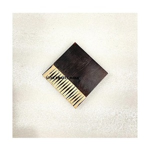 Posavasos de madera de alta calidad superventas 2024 con diseño de mimbre, posavasos negro directo de fábrica al por mayor, posavasos de ratán - Product Image 1