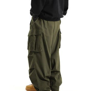 Pantalones holgados duraderos para hombre, pantalones vaqueros holgados ecológicos antiarrugas, Pantalones anchos transpirables, pantalones sueltos sin arrugas - Product Image 4