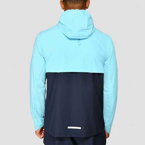 Custom High Quality Men's <b>Winter</b> Casual Windbreaker Two-Piece Set Polyester/Cotton Quick Dry Gym Tracksuit Custom Logo Colors - Product Image 5