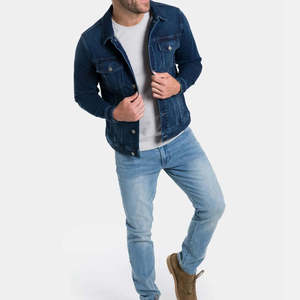 Collection de vestes en jean de haute qualité, veste en jean 100% coton de haute qualité pour hommes, veste en jean streetwear pour hommes - Product Image 3