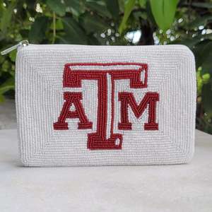 Fashionable Beaded <b>Coin</b> <b>Purse</b> Handcrafted Mini Zipper Wallet for <b>Ladies</b> Collection Fabric - Product Image 5