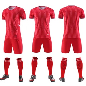 เสื้อเจอร์ซีย์ฟุตบอล2024ใหม่ชุดเสื้อวอร์มสำหรับเด็กชุดเสื้อฟุตบอลของเด็กผู้ชายชุดกีฬาแบบไม่มีลาย - Product Image 4