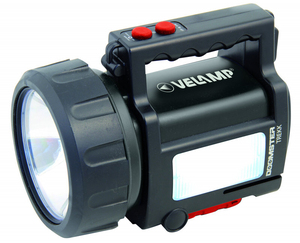 Rechargeable <b>LED</b> <b>flashlight</b>, 10W, 735lm, 208x144mm. (Velamp IR666-10W) - Product Image 1