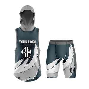 Nouveau maillot de football américain 2025 de haute qualité avec col à capuche en Spandex/Polyester toutes saisons, couleur personnalisable RIVIAN ATLANTIC - Product Image 1