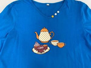 เซ็ตชุดนอนผ้าฝ้ายแบบถักสำหรับอินเดียชุดคอลเลกชั่นฤดูร้อนไซส์ใหญ่พิเศษพิมพ์ลายตามสั่ง100% - Product Image 3