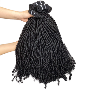 Precio al por mayor 100% Extensiones de cabello virgen vietnamita crudo para Pixie Color rizado 1B Onda natural Estilos de rizo italiano - Product Image 1