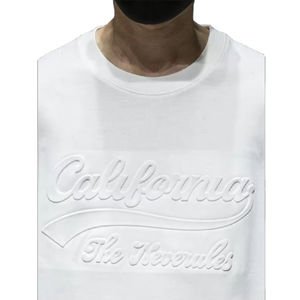 Camisetas de punto de manga corta para hombre, estilo casual, holgadas, con estampado en relieve, moda nacional, novedad de verano 2026 - Product Image 4