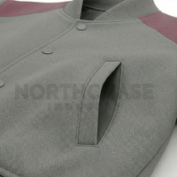 Veste de sport pour homme à séchage rapide pour l'automne et l'hiver, avec col montant et logo sur le devant, veste en laine à capuche sur mesure