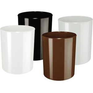 HAN 28.3 X 34 cm (D. X H) <b>20L</b> Polystyrene Black Waste <b>Bins</b> with 1 Sorting Compartment 28.3 X 34 X <b>20L</b> - Product Image 3