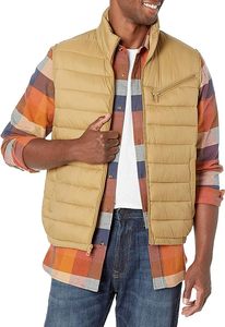 Veste d'hiver décontractée grande taille pour hommes avec manches côtelées en polyester respirant Gilet imperméable Fabriqué aux États-Unis - Product Image 4