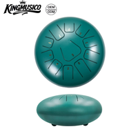 Tambour à langue en acier au carbone de 10 pouces, 11 tons, avec accessoires complets, pour le yoga, la relaxation et la thérapie sonore