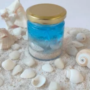 Bougie décorative artisanale à thème océan bleu premium pour les fêtes, les événements, les festivals, approvisionnement en vrac - Product Image 2