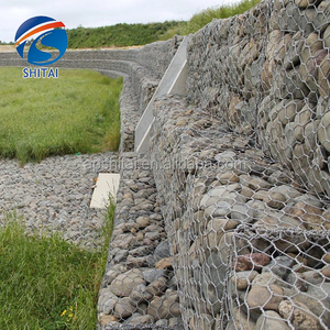 صندوق مزين بقاعدة من الحجارة سداسية الشكل مغلفن بالغمس الساخن 2متر × 1 متر لضمان حماية ضفة النهر من الأسلوب الشديد التحمل - Product Image 5