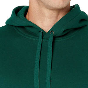 Promotion des fabricants OEM : Sweat à capuche uni en molleton 100 % coton pour homme, avec logo personnalisé, tissu épais, vêtement de sport, hiver, extérieur, teinture unie - Product Image 5