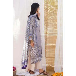 ชุดคาฟตันผ้าชีฟองพรีเมียมลายอักษรวิจิตร SL00249 เสื้อแขนสามส่วน - Product Image 6