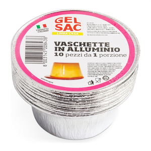 Gel Sac Aluminum Trays 10 Pieces 1 Portion Disposable Foil <b>Containers</b> - Product Image 2
