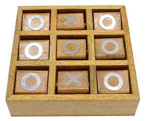 Mármol Tic-Tac-Toe Juego Metal X Y O Piezas Acabado Para Combinar Calidad Extrema Hermoso Y Decorativo Hecho A Mano Proveedor 2023 - Product Image 5