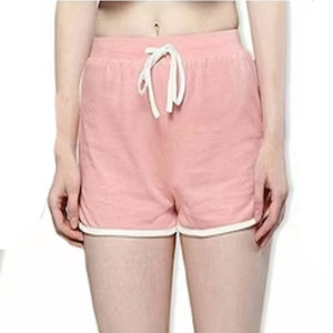 Short de sport taille haute pour femme Style sexy en coton respirant en polaire décontracté pour diverses activités de fitness et vêtements de tous les jours - Product Image 1