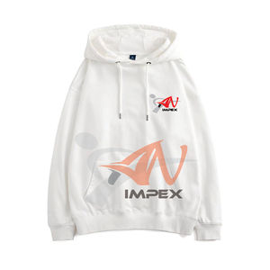 คุณภาพสูงที่กําหนดเองการพิมพ์โลโก้ผู้ชายเสื้อสวมหัว Hoodie วัสดุที่กําหนดเองยืดหยุ่นผู้ชายเสื้อสเวตเตอร์ Hoodie - Product Image 1