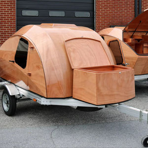 Remorques de camping-car en forme de larme avec four à micro-ondes, chauffe-eau, lave-vaisselle - 4 à 6 passagers à vendre - Product Image 1