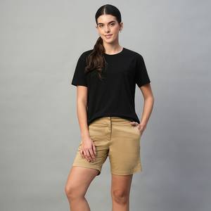 2025 été nouvelle mode respirant taille haute décontracté ample Polyester Spandex Yoga Shorts femmes entraînement gymnastique échauffement Shorts - Product Image 4