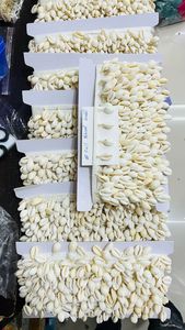 Wholesale Bridal White <b>Beads</b> Rhinestone Pearl Beaded Tassel <b>Fringe</b> Trim Lace Fabric Beaded Lace Trim for Dress - Product Image 4