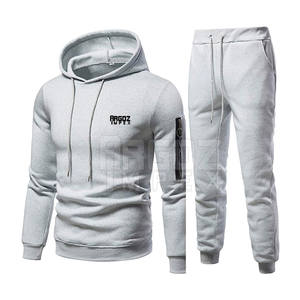 Meilleure vente Tenue de jogging d'hiver de haute qualité pour homme, vêtements d'entraînement respirants avec impression de logo personnalisé, ensembles de motifs solides - Product Image 1