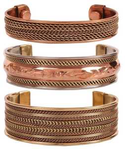 Bracelet en cuivre classique, écologique, moderne et élégant avec logo personnalisé de Antique Creation pour mariage, Noël et Halloween - Product Image 2