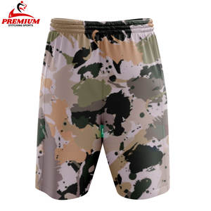 Pantalones cortos de baloncesto personalizados con diseño liso, pantalones cortos de malla para hombre con doble capa de entrenamiento para verano, pantalones cortos para correr - Product Image 2