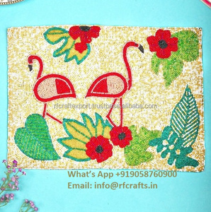 Mate de cuentas de alta calidad para decoración de mesa para decoración de hoteles, manteles individuales con cuentas al por mayor, proveedor a granel - Product Image 6