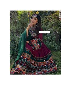 Robes afghanes Kuchi robe kuchi vintage ethnique tribale, robes traditionnelles afghanes/pakistanaises Kuchi party multi couleurs - Product Image 5