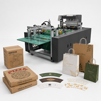 Imprimante numérique jet d'encre monocouche 20 m/min, machine haute vitesse unidirectionnelle pour boîtes en carton ondulé et boîtes à pizza sur demande
