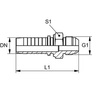 Male Threaded Hydraulic <b>Hose</b> Fitting Tools Accessories for Hydraulics - Product Image 3