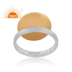 แหวนพลอยอเมทิสต์ธรรมชาติสีเงินสเตอร์ลิงแหวนวางซ้อนกันได้ - Product Image 5