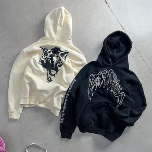 Jersey estilo pantalla impresa hombres chaqueta Casual Sudadera con capucha chaqueta cremallera sudadera hombres moda ropa deportiva hombres Sudadera con capucha - Product Image 2