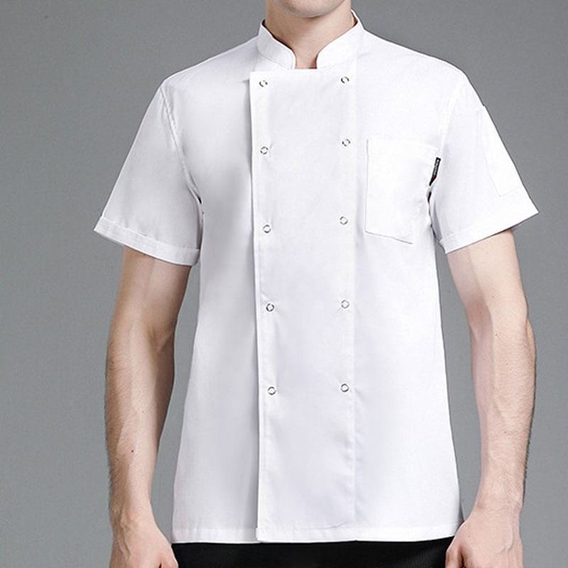 Unisex Short Sleeve Chef Jacket Professional