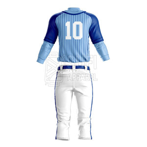 Venta Directa de Fábrica, Uniforme de Béisbol Personalizado de Poliéster Transpirable para Equipos Deportivos, para Partidos Escolares, Universitarios o de Club, en Todas las Tallas - Product Image 2
