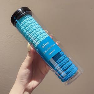 20 ربطات شعر سميكة غير ملحومة ، إكسسوارات شعر أصحاب ذيل الحصان لا تسبب أي ضرر للشعر الكثيف إكسسوارات الفتيات - Product Image 5