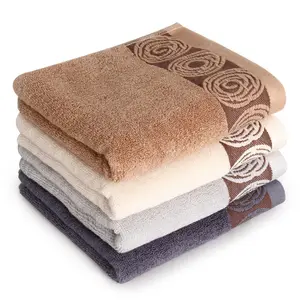 成人100% 竹纤维生态方巾600gsm布浴巾70x140cm厘米棉剥离洗碗布非常适合抛光和抛光