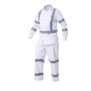 Proveedor del fabricante Ropa de trabajo de invierno Traje Camisa ignífuga Pantalón con rayas reflectantes Logotipo frontal Uniforme de protección de seguridad - Product Image 2