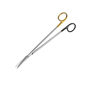 Zuol allemand acier inoxydable lifting ciseaux noir et or anneau poignée avec lame incurvée manuel Instrument de chirurgie plastique - Product Image 3