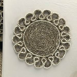 Haute bonne qualité Jute jonc de mer plaque ronde décor Table napperon écologique Durable meubles décoration - Product Image 3