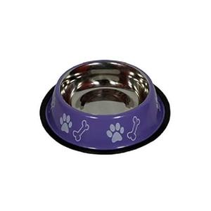 Bol pour chien Fouresta bol d'alimentation pour animaux de compagnie en acier inoxydable antidérapant résistant à la rouille facile à nettoyer - Product Image 1