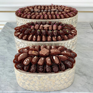 Best Selling <b>Mother</b> of Pearl Chocolate Serving Tray Food Serving Stands Ramadan <b>Gift</b> Set Wholesale <b>From</b> Vietnam Cheap Price - Product Image 1
