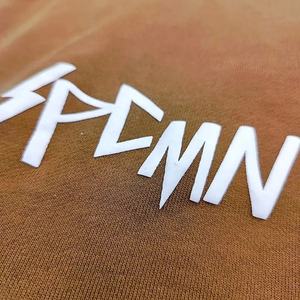 Fabricantes de ropa personalizados de los hombres de gran tamaño de peso pesado francés Terry pulóver sudaderas con capucha 3D Puff impresión liso teñido invierno - Product Image 2