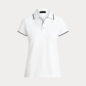Polos deportivos atléticos ligeros para mujer, camisetas de golf de algodón de manga corta al por mayor, patrón de estampado de logotipo bordado - Product Image 1