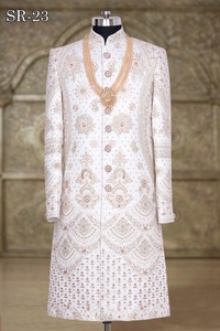 ซื้องานแต่งงานอินเดีย Indowestern Sherwani เจ้าบ่าวเชอร์วานีเชอร์วานีออนไลน์ในอินเดีย - Product Image 4