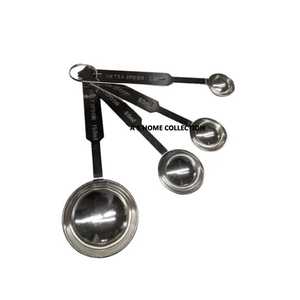 Ustensiles de cuisine en gros prix bon marché ensemble de cuillères à mesurer en acier inoxydable brillant et poli - Product Image 1