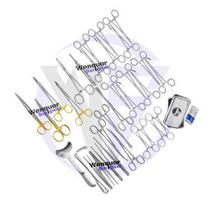 Juego de 35 Instrumentos Dentales de Acero Inoxidable Dorado, Herramientas de Diagnóstico y Examen, Logotipo Personalizado Disponible, Fabricado por Wenquar - Product Image 1