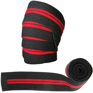 Premium Quality Heavy Duty Neoprene <b>Knee</b> Wraps Customizable Logo Good <b>Compression</b> for Weight Lifting Gym <b>Knee</b> Wraps - Product Image 2